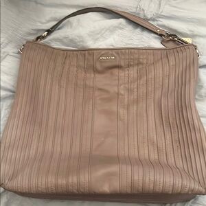 Coach Taupe Leather Women's Bag